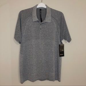 Lululemon Metal Vent Tech Polo 2.0 gray size XL NWT